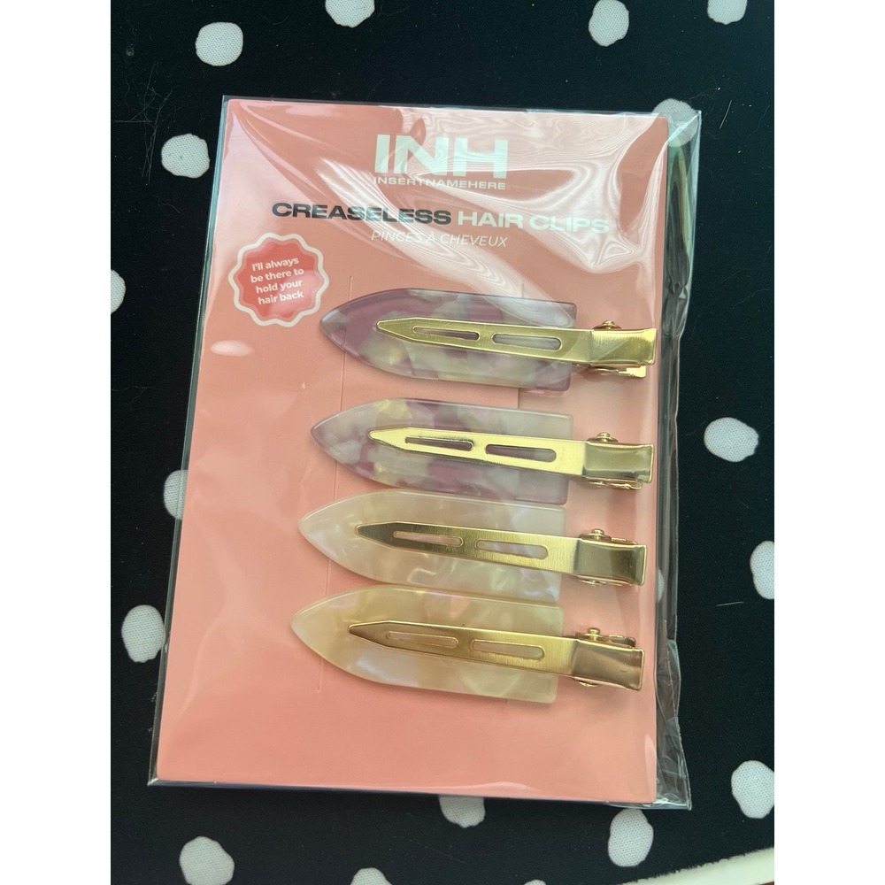 INH creaseless hair clips - 4 pack
